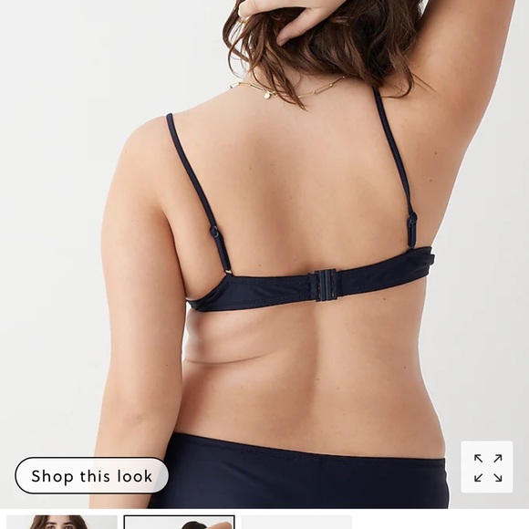 JCrew Plunge Bikini Top - Picture 3 of 6